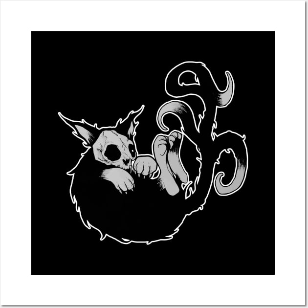 ― demon cat Wall Art by stcrbcn